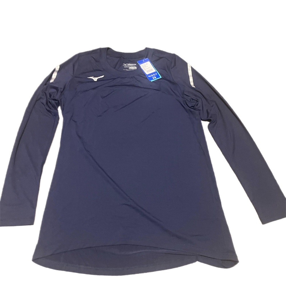 Mizuno Deep Blue Long Sleeve Tee